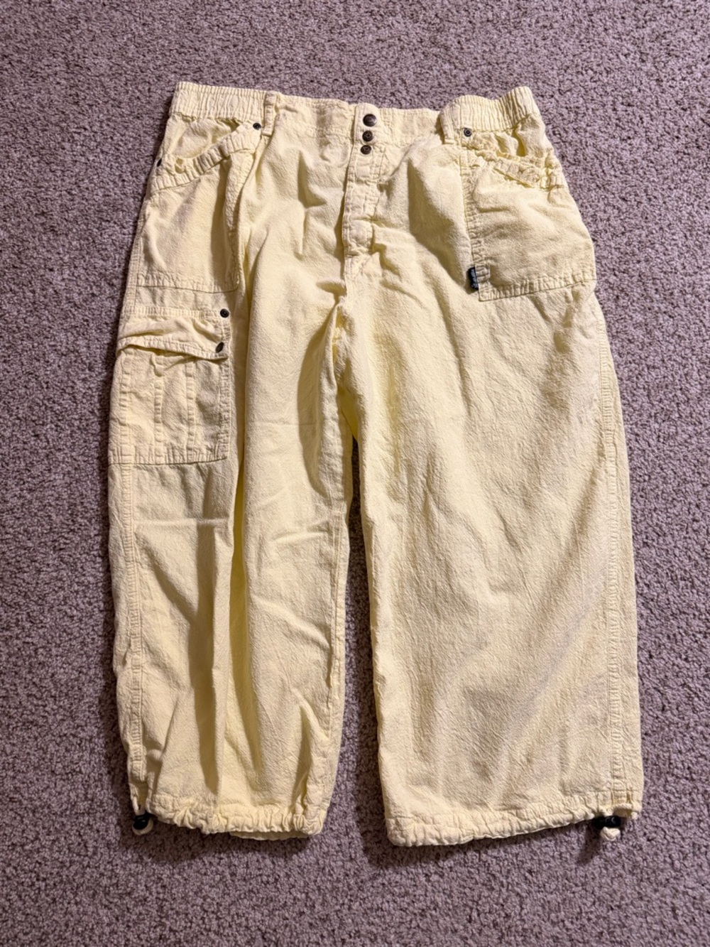 Ezze Wear Pale Yellow Cotton Button Shirt